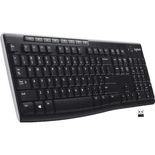 Logitech K270 USB Wireless Keyboard – Reliable 2.4GHz Full-Size Keyboard